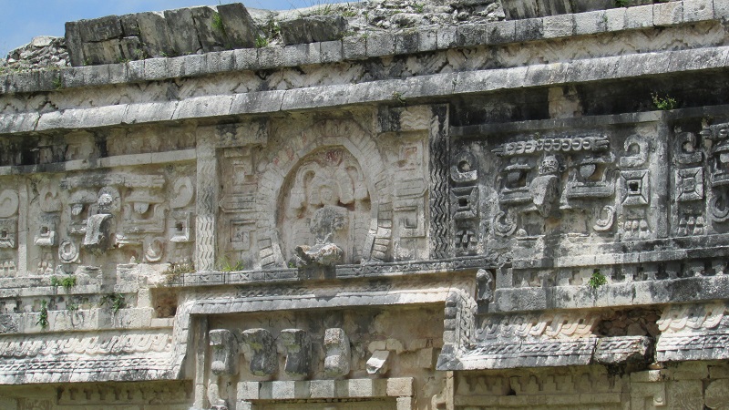 escultura en Chichen Itzá 