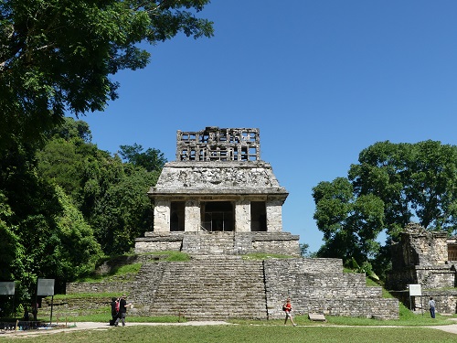 zona arqueológica de Palenque templo del sol