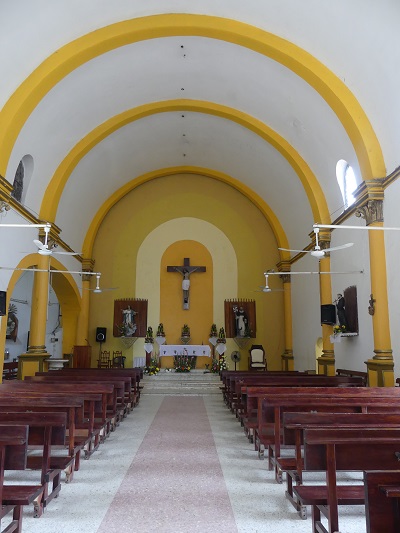 intérieur église chiapas palenque
