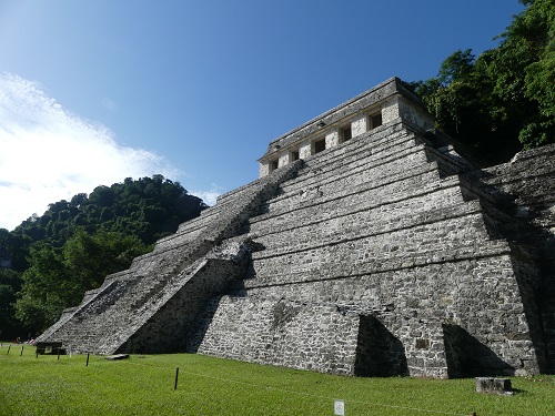 zona arqueológica de Palenque templos